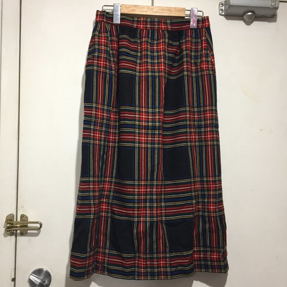 VINTAGE PERRUZZA SPORTSWEAR PLAID SKIRTS SIZE 10 - Picture 3 of 7